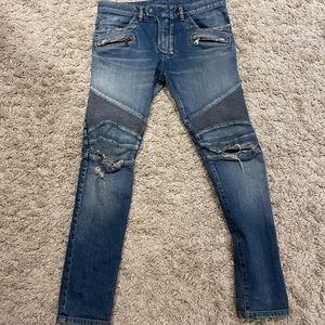 Balmain biker jeans